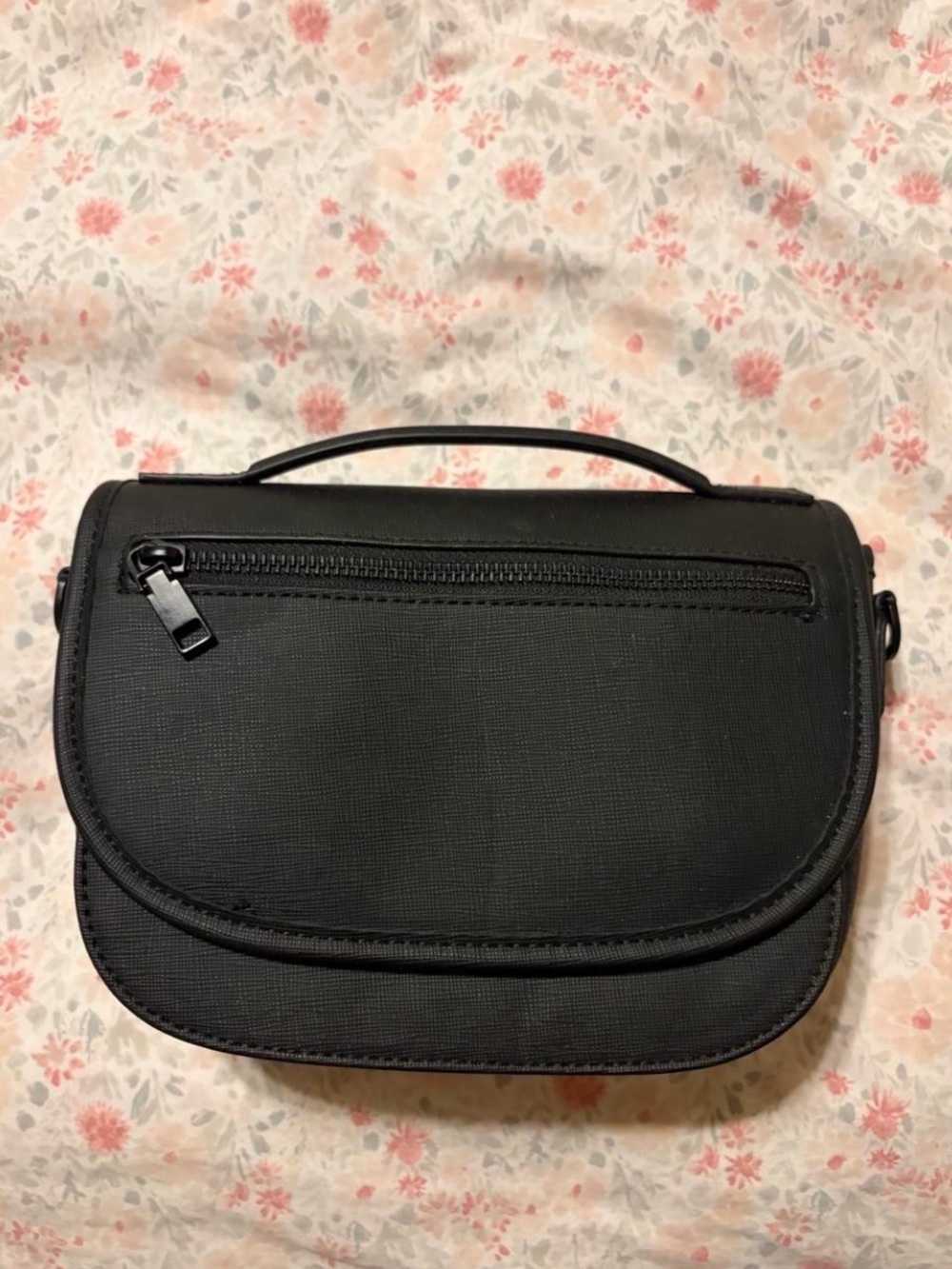 Zara Black Men's Toiletry/Crossbody Bag with Top Handle